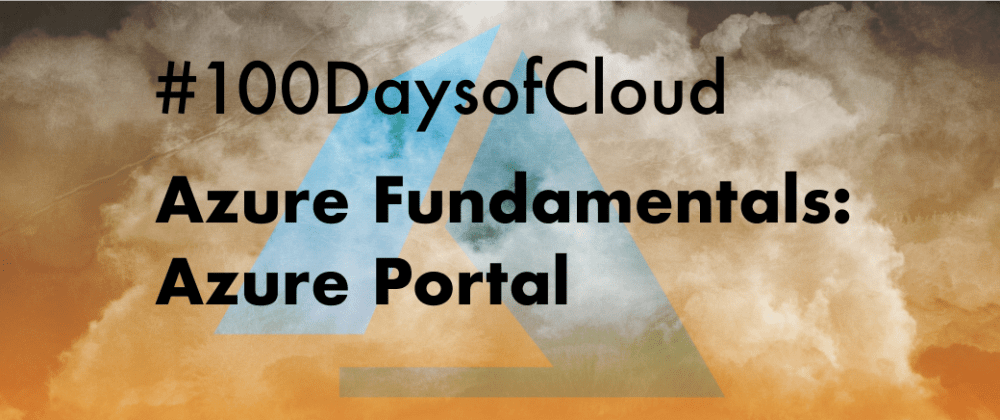 Cover image for Azure Fundamentals: Azure Portal