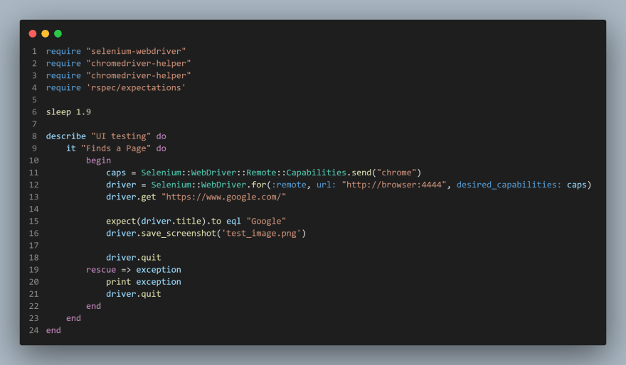 Test Script