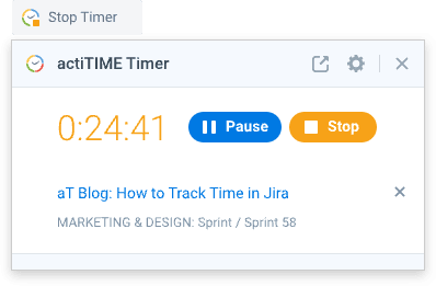 actiTIME Timer