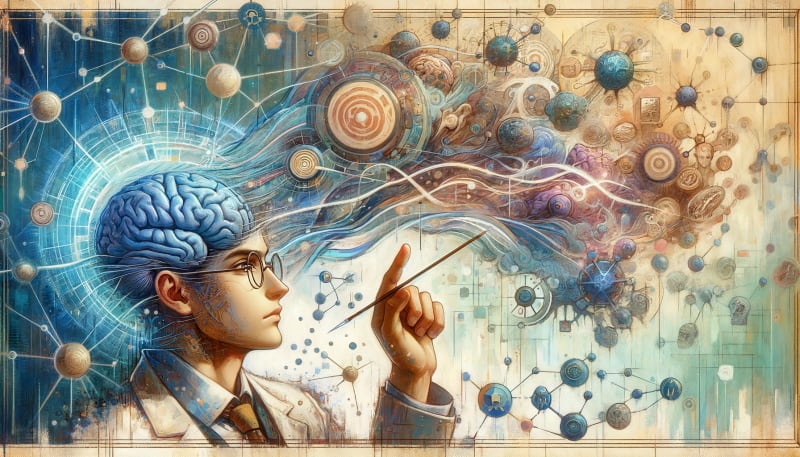 Scientific, trying to understand his own brain