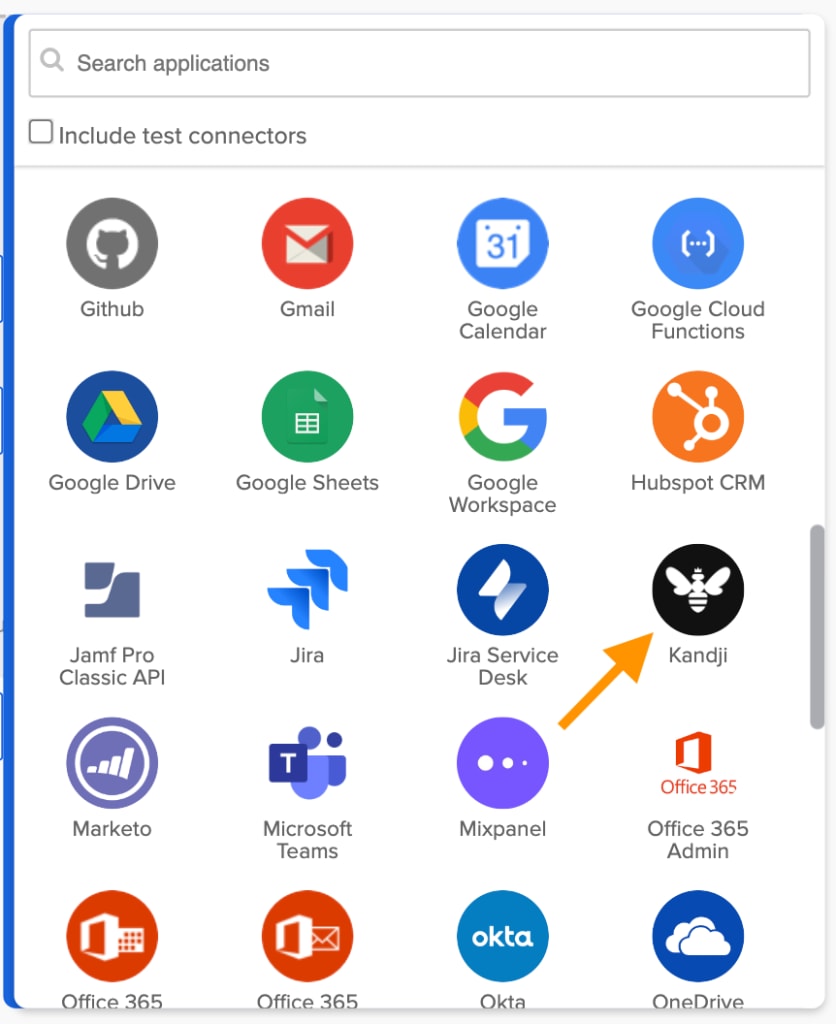Kandji connector in Okta Workflows