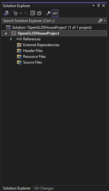Visual Studio 2022 Solution Explorer