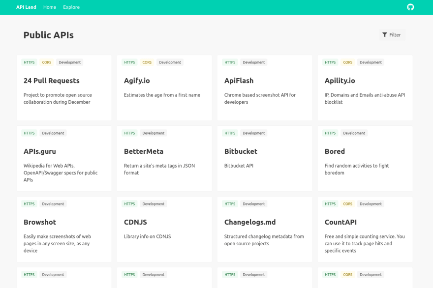 API Land screenshot