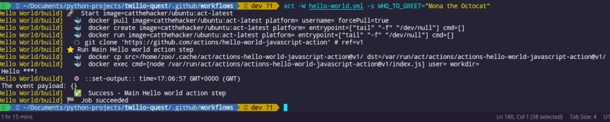 Hello world secrets