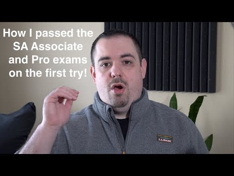 How I passed the AWS Solutions Architect Associate and Professional Exams on the First Try! Video