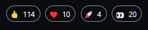 114 thumbs up