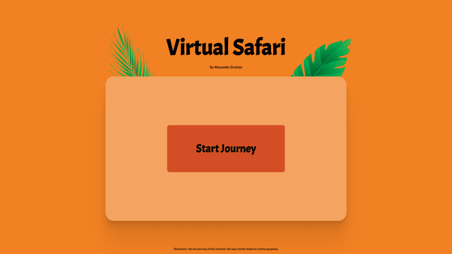 Virtual Safari Screenshot