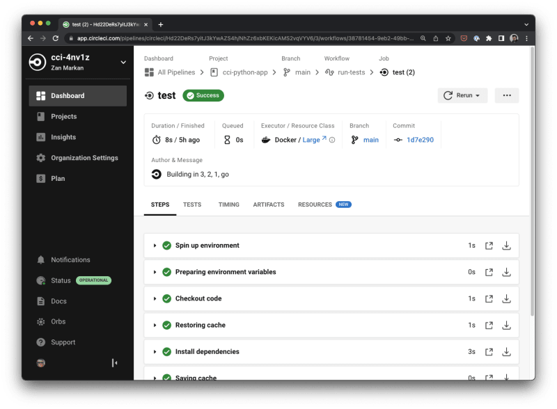 Workflow and jobs