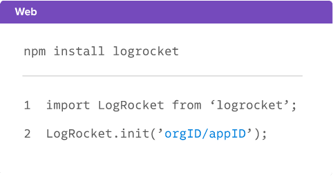 LogRocket Signup