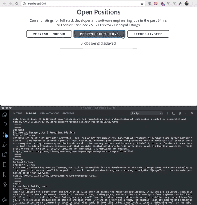 Job Scraper gif