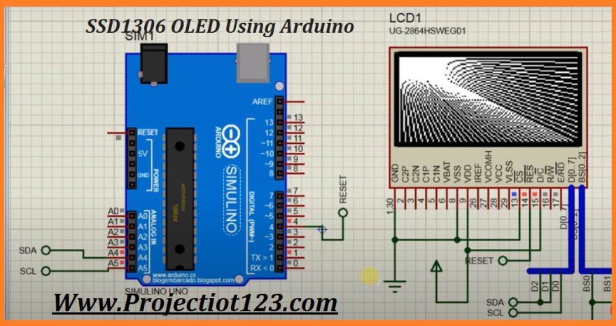 Ssd1306 Oled Using Arduino In Proteus Dev Community 6540