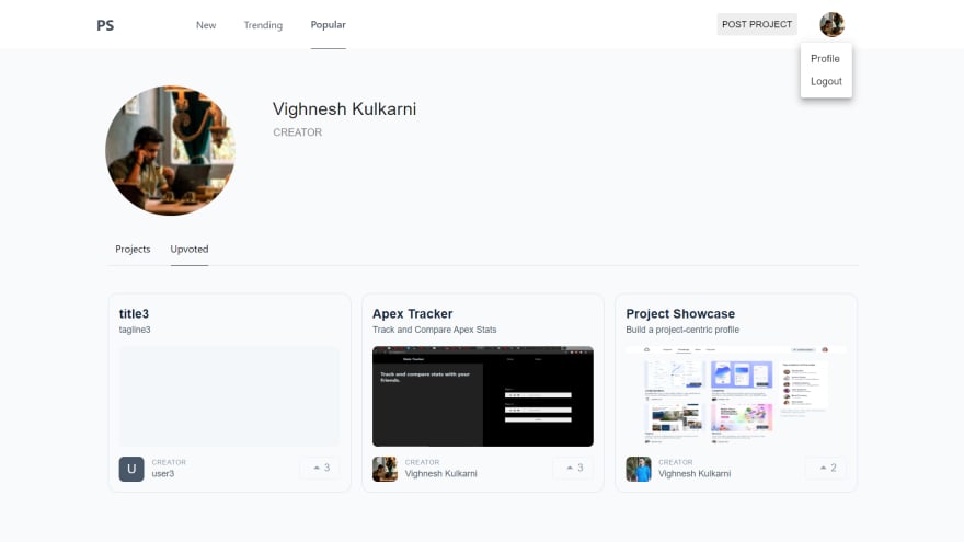 Profile Page