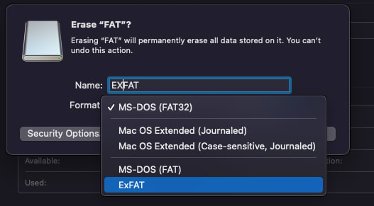 format for ntfs on mac