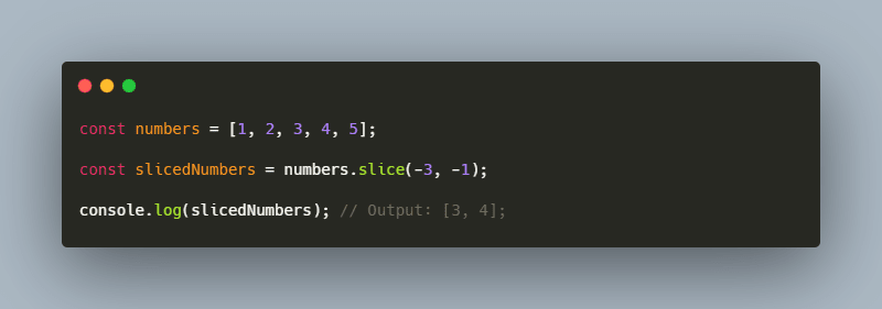What is Javascript Slice? practical example and guides