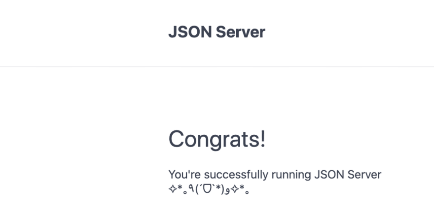 JSON congrats