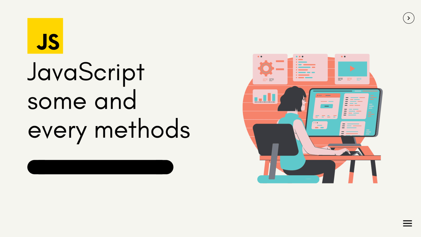 JavaScript some and every method - DEV Community