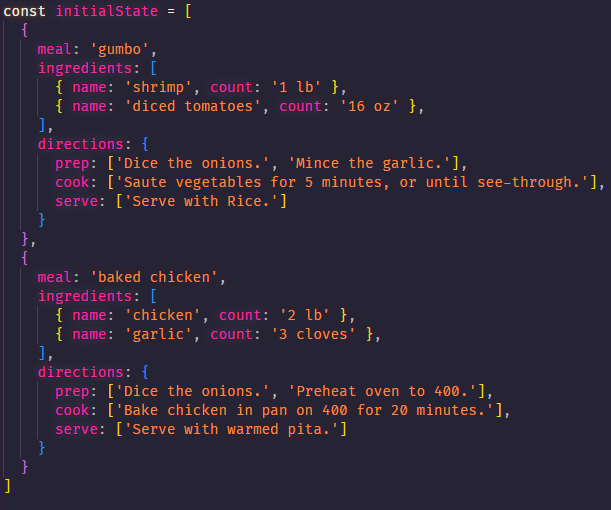 initialState