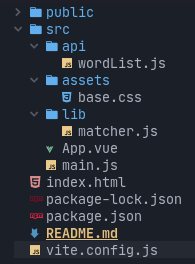 Directory structure