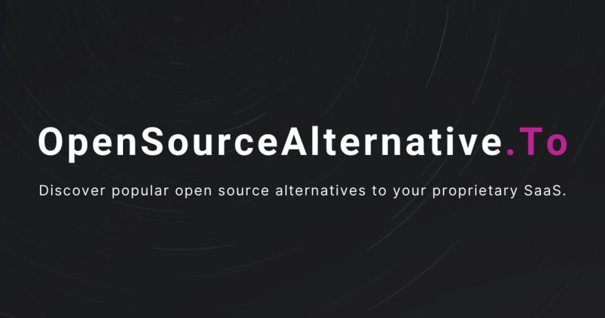 Open Source Alternative To