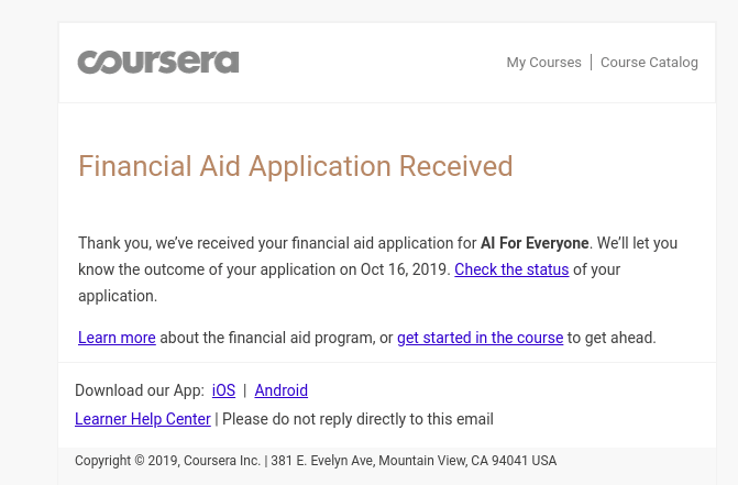 Guide for Applying Financial Aid in AI For Everyone DEV Community
