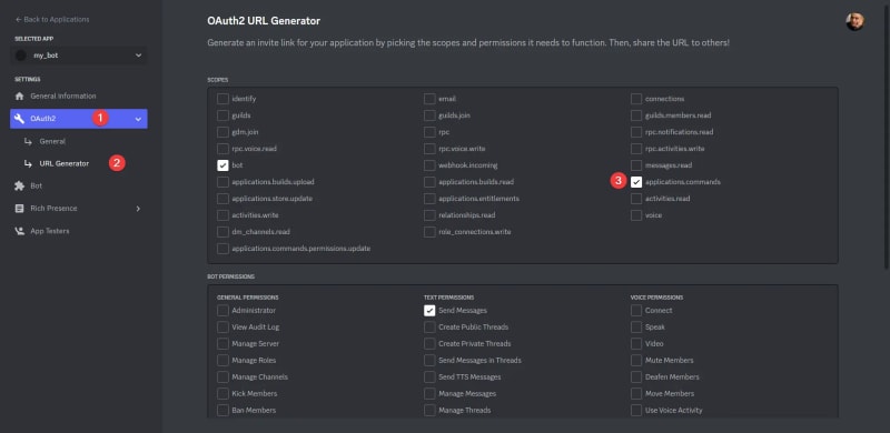 Creating a Discord slash command bot - DEV Community