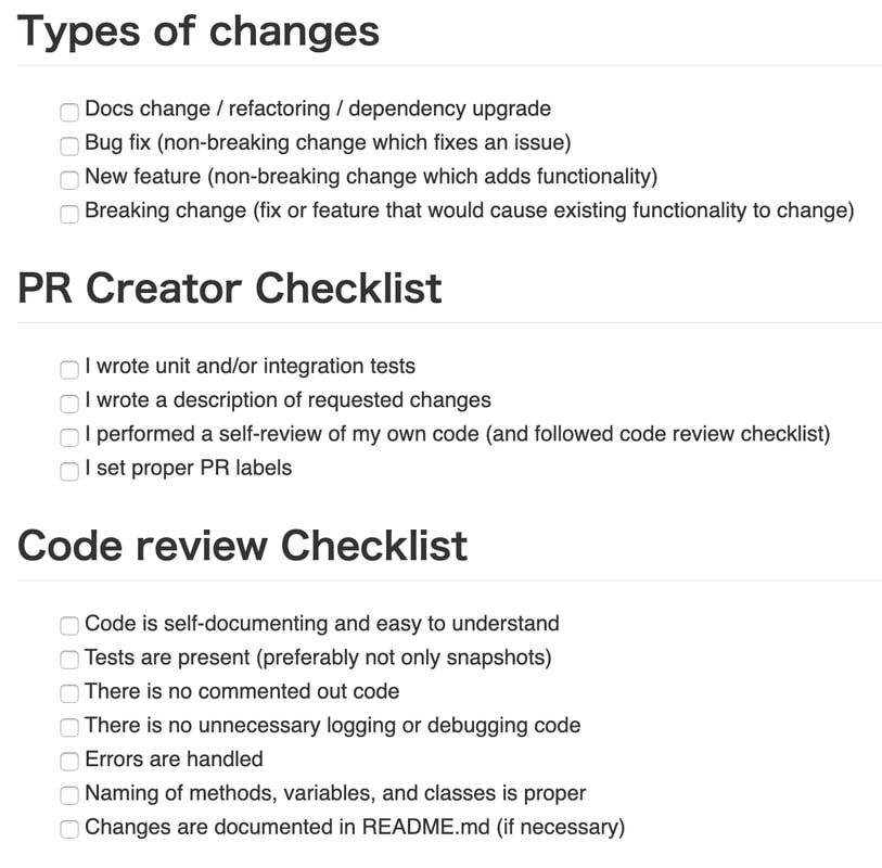 Pull request template DEV Community