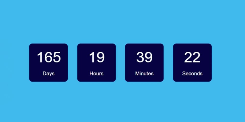 countdown timer react js