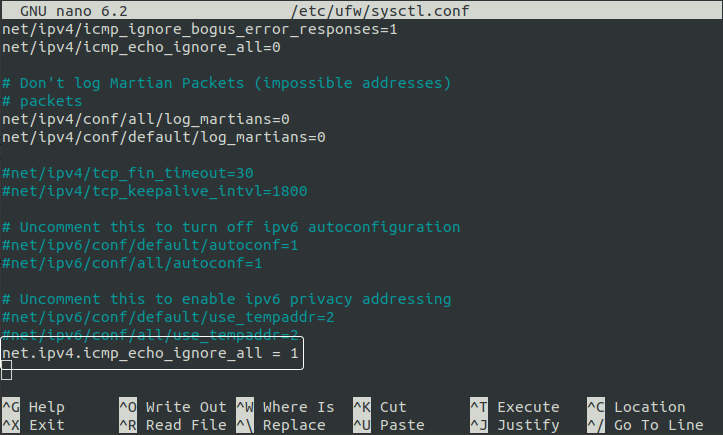 Modified  raw `sysctl` endraw  Config File