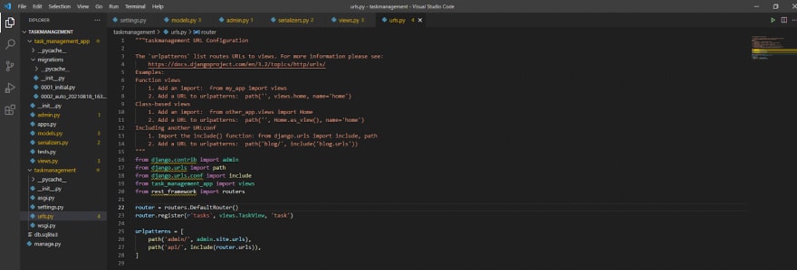 Screenshot of IDE.