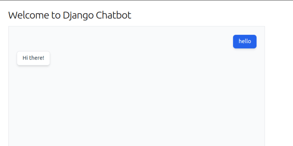 Build a ChatBot Using Python, Django - DEV Community