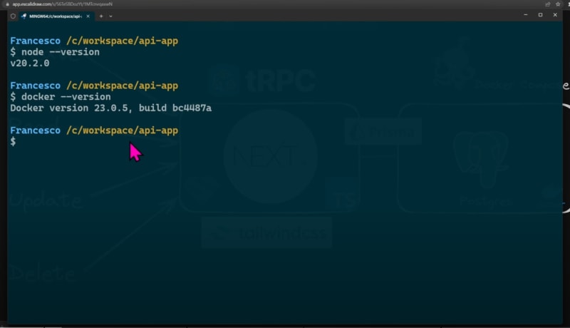 Typescript CRUD API: Next.js, TypeScript, Tailwind, tRPC, Prisma Postgres, Docker