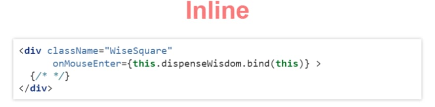 Inline Binding