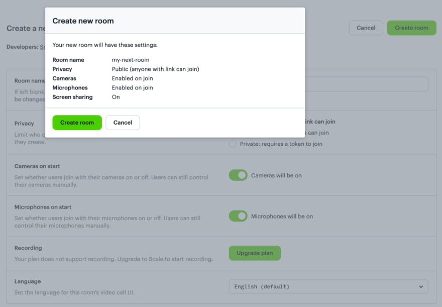How to create a video chat room with one API call using Daily.co - DEV ...