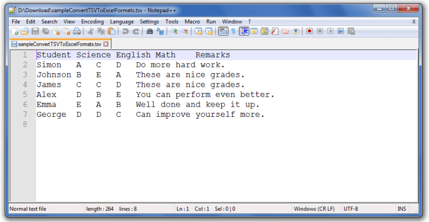 convert delimited text file to excel