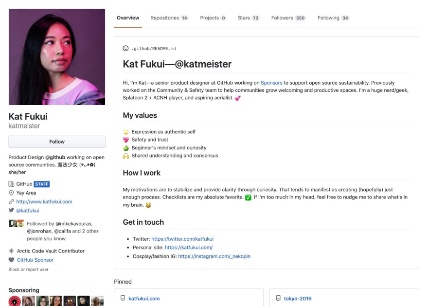 Design Github profile using README.md - DEV Community