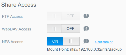 WD MyCloud Share Access