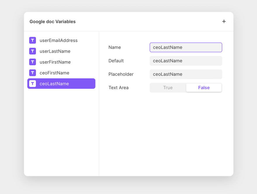 Configuring variables to make the component dynamic 🚀