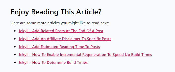 Related Posts Screenshot