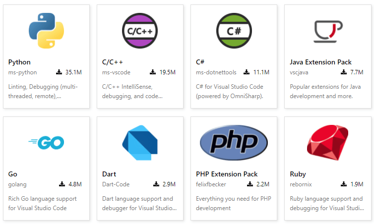 VSCode extensions
