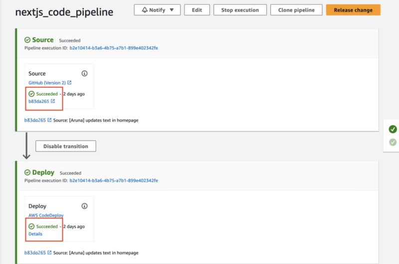 CodeDeploy getting triggered automatically on code changes in Git