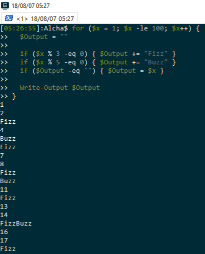 FizzBuzz.ps1_Output