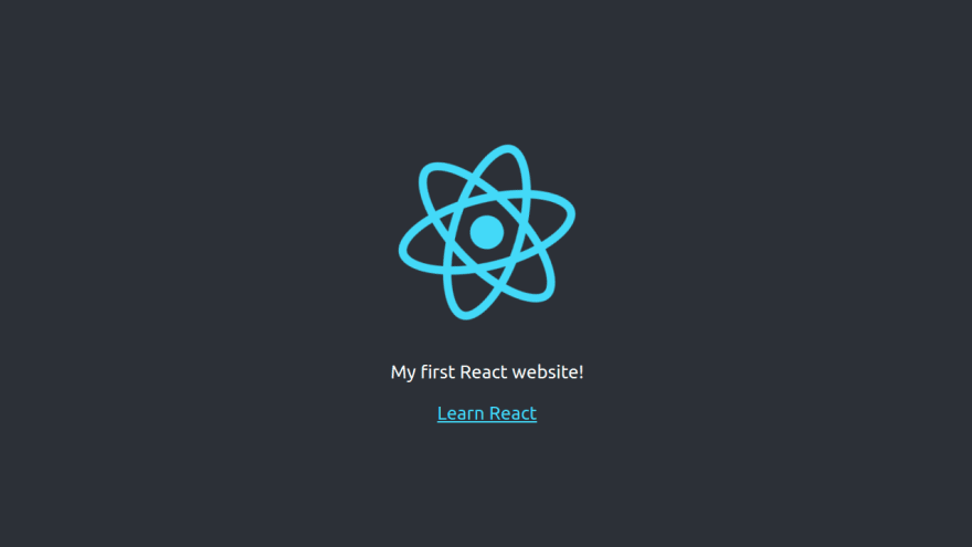 Building Your First React Website - DEV Community