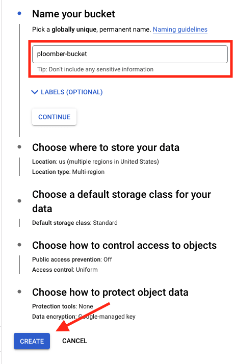 storage confirm