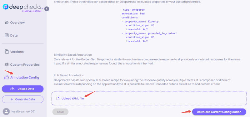 annotation config