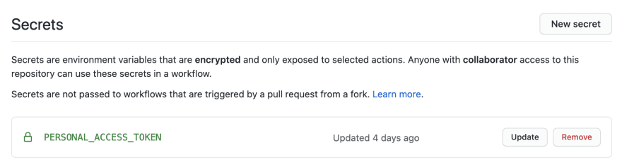 GitHub Secrets