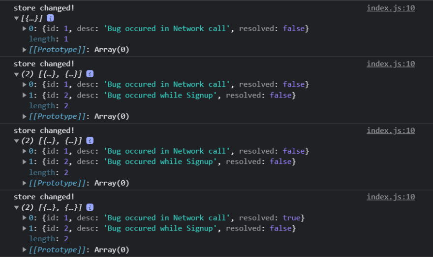 immutable method map javascript