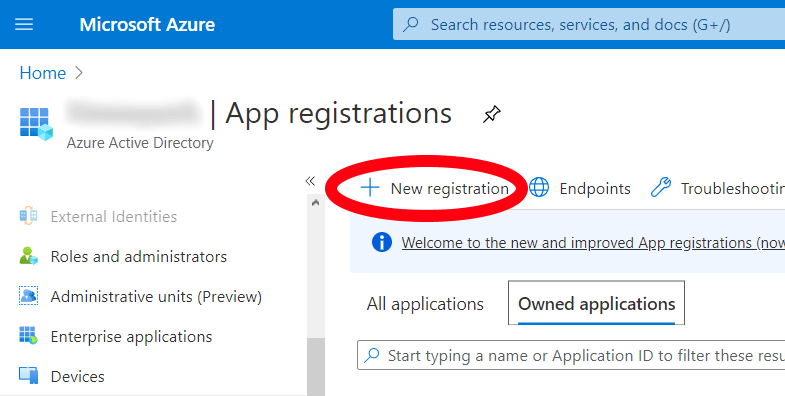 New registation