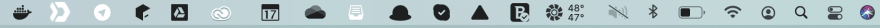 Menu bar icon glitch
