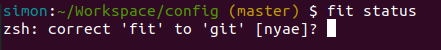 zsh autocorrect
