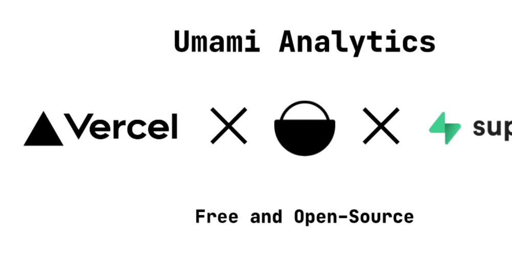 Setting up Umami with Vercel and Supabase